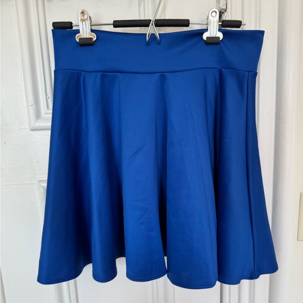 Blue Mini Skirt
